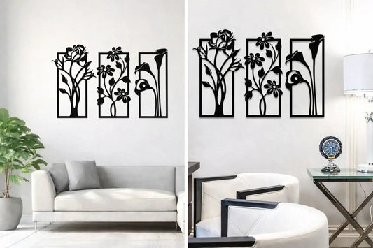 Bouquet Wall Decore (Pack of 3)